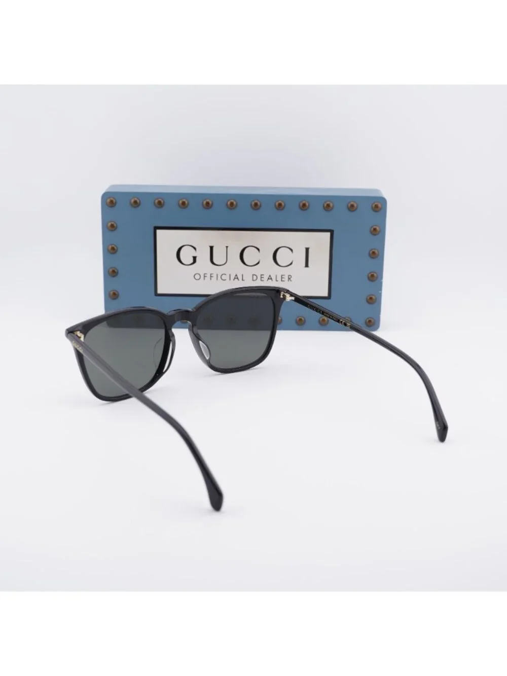 Gucci GG0547SK 001 Square Sunglasses - Black / Grey